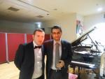 il pianista Emanuele Frenzilli ed il compositore Francesco Marino